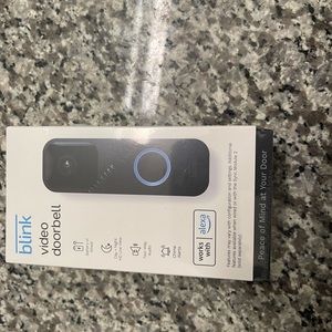 Brand new, never opened Blink video doorbell. Purchase today ship the next day